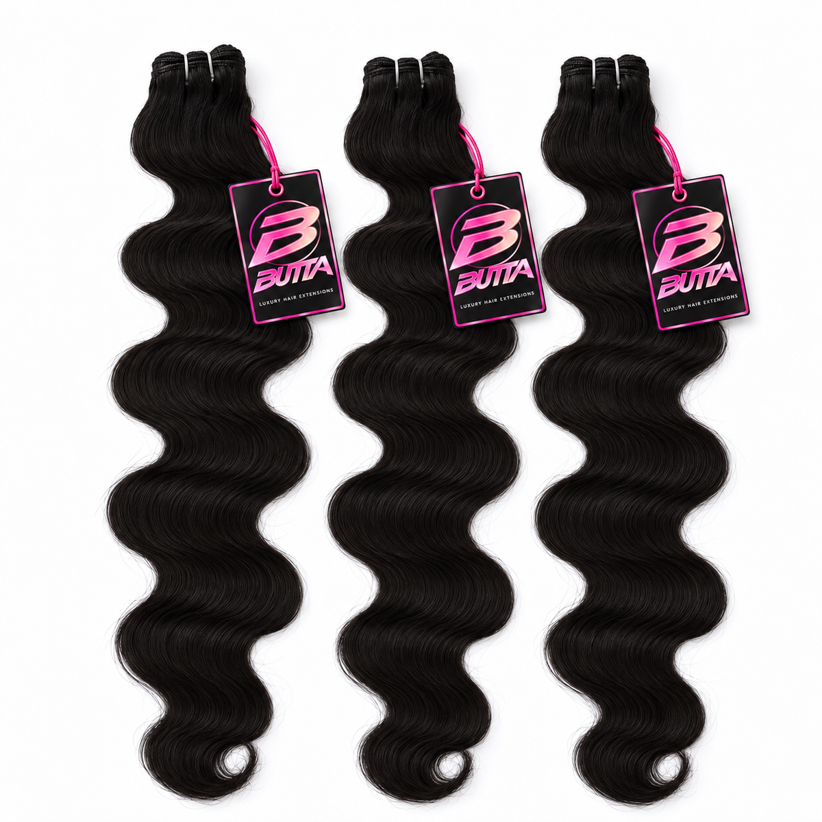 BUTTA BUNDLES BODY WAVE 200G LUXURY HUMAN HAIR BLEND π
