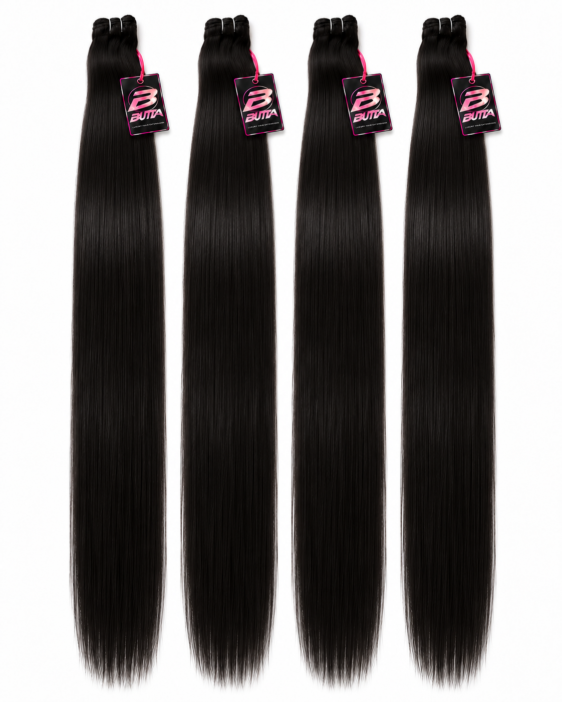 BUTTA BUNDLES STRAIGHT 200G LUXURY HUMAN HAIR BLEND 💗